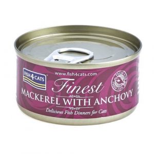 Fish4cats Finest Konzerva Makrela, ančovičky 70g 1