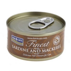 Fish4cats Finest Konzerva Sardinka s makrelou 70g 16 Fish4cats Finest Konzerva Sardinka s makrelou 70g 16