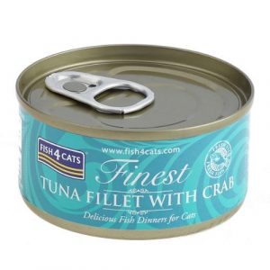 Fish4cats Finest Konzerva Tuniak s krabom 70g 18 Fish4cats Finest Konzerva Tuniak s krabom 70g 18
