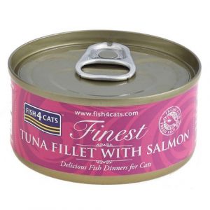 Fish4cats Finest Konzerva Tuniak s lososom 70g 20 Fish4cats Finest Konzerva Tuniak s lososom 70g 20