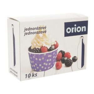 Orion Bombičky jednorazové na šľahačku N2O 10ks 3