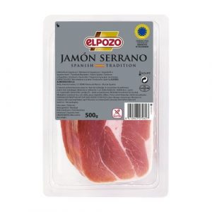 Šunka Jamón Serrano šunka plátky 500g ElPozo 12