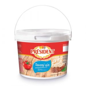 Syr tavený vedierko 1kg President 3