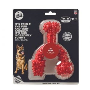 TastyBone Nylon Kostička L TRIO Hovädzie mäso 4