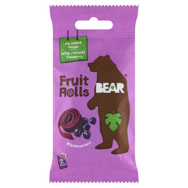Bear ovocné rolky Čierna ríbezla 20g 1