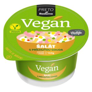 Vegan šalát s príchuťou gouda 140g PRETO Radoma 78 Vegan šalát s príchuťou gouda 140g PRETO Radoma 78