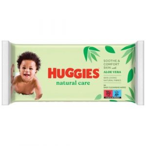 Huggies Natural Single Vlhčené obrúsky 56ks 17