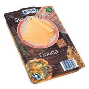Syr Gouda 48% plátky 100g Madeta 23