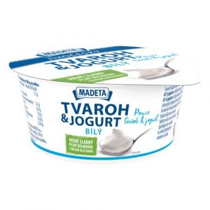 Tvaroh & jogurt biely 135g Madeta VÝPREDAJ 22