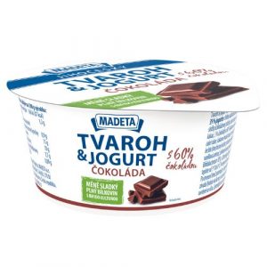 Tvaroh & jogurt čokoláda 135g Madeta 8