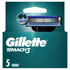 Gillette Mach3 náhradné holiace hlavice 5ks 3