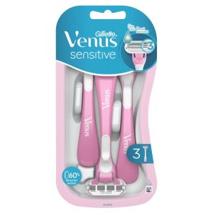 Gillette Venus Sensitive holiaci strojček 3ks 2