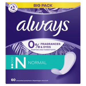Always Daily Fresh Normal Intímky balené 60ks 5