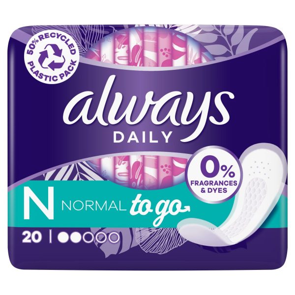 Always Daily Fresh Normal Intímky balené 20ks 1