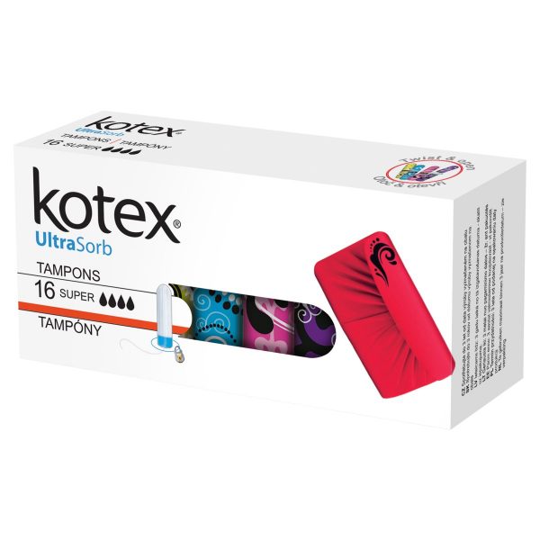 Dámske tampóny Kotex Ultra Sorb Super 16 ks 1