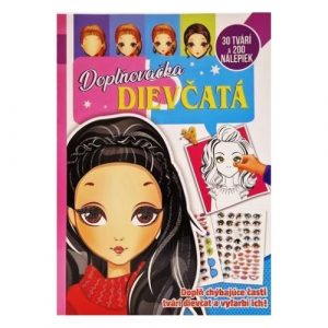 Omaľovánka Doplňovačka dievčatá 13