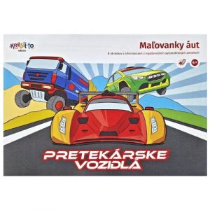 Omaľovánka Pretekárske vozidlá 6