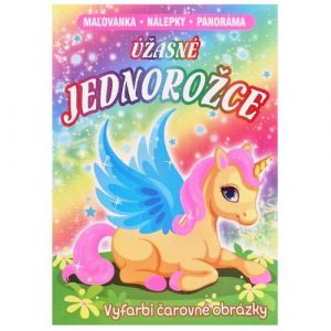 Omaľovánka Úžasné Jednorožce 9
