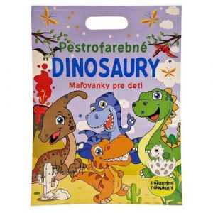 Omaľovánky pre deti Pestrofarebné dinosaury 10