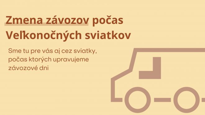 Zmena závozov počas Veľkonočných sviatkov