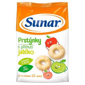 Sunar chrumky jablkové prstienky 50g 19