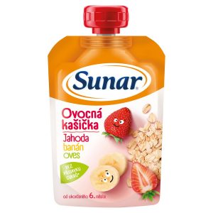 Sunar kašička jahoda, banán, ovsené vločky 120g 9 Sunar kašička jahoda, banán, ovsené vločky 120g 9
