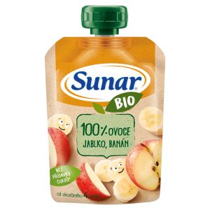 Sunar Bio kapsička Jablko, banán 100g 15