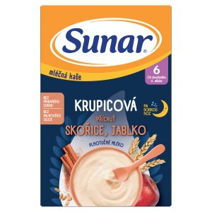 Sunar mliečna kaša na dobrú noc škorica 210g 20 Sunar mliečna kaša na dobrú noc škorica 210g 20