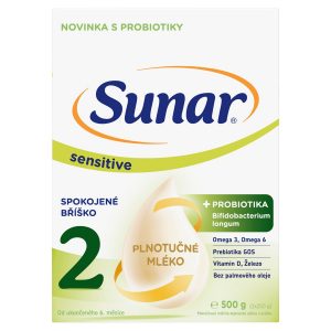 Sunar Sensitive 2 Mlieko pokračovacie 500g(2x250g) 19 Sunar Sensitive 2 Mlieko pokračovacie 500g(2x250g) 19