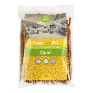Happylife Bio Tyčinky ražné celozrnné slané 120g 4