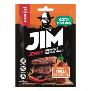 Jim Jerky hovädzie s príchuťou chilli Sriracha 23g 5