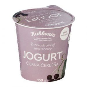 Jogurt čierna čerešňa 150g Kukkonia 16