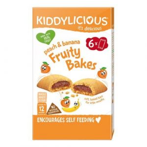 Kiddylicious koláčiky broskyňovo banánové 6x22g 21 Kiddylicious koláčiky broskyňovo banánové 6x22g 21