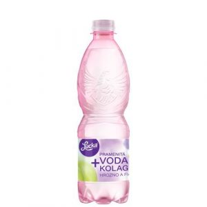 Lucka pramenitá voda kolagén hrozno fialka 0,5l*ZO 8