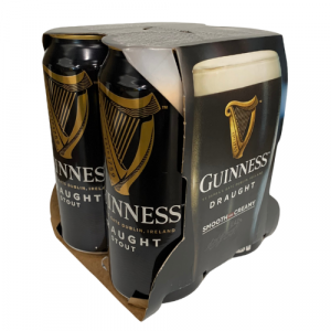 Pivo Guinness Draught stout 4% 4 x 440ml *ZO 4