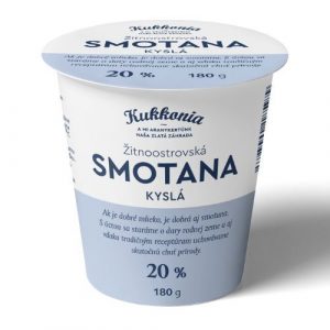 Smotana kyslá 20% 180ml Kukkonia 5