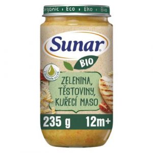 Sunar Bio Zelenina, cestoviny, kuracie mäso 235g 2