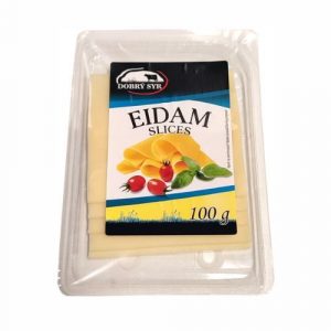 Syr Eidam 45% plátky 100g Dobrý syr 15
