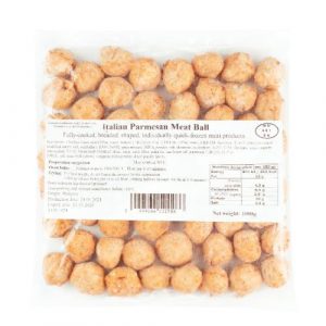 Mrazené Kuracie guľky s parmezánom 1kg Eu Poultry 22 Mrazené Kuracie guľky s parmezánom 1kg Eu Poultry 22