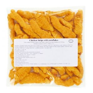 Mrazené Kuracie stripsy v kukuričných lupienkoch 1kg Eu Poltry 8