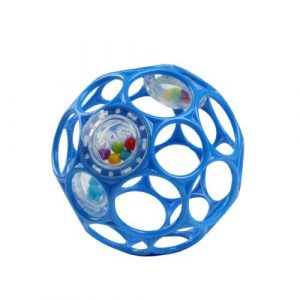 Oball Hračka rattle 10cm blue 0m+ 5