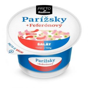 Šalát Parížsky + Feferónový 140g PRETO VÝPREDAJ 19 Šalát Parížsky + Feferónový 140g PRETO VÝPREDAJ 19