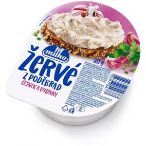 Žervé cesnak a bylinky 80g Milko 11