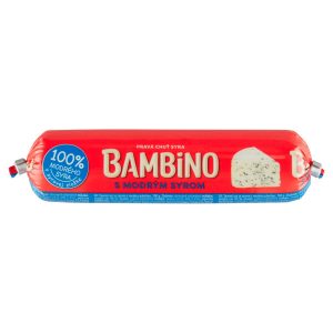 Syr tavený v črievku s modrým syrom 100g Bambino 11