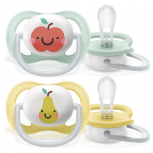 Avent Cumlík Ultra air jablko 0-6m 2ks 20