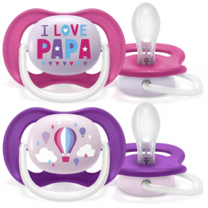 Avent Cumlík Ultra air text 6-18m girl 2ks 24