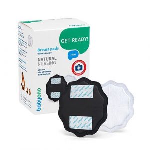 Babyono Vložky do podprsenky 24ks čierne 10