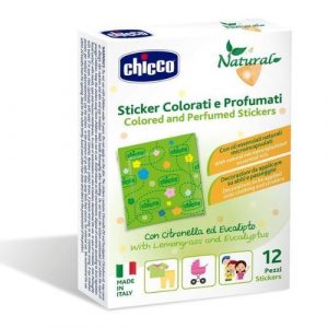 Chicco Nálepky parfumované proti hmyzu 12ks 2