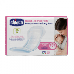 Chicco Vložky popôrodné 100% organická bavlna 10ks 30