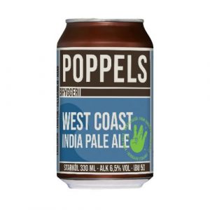 Pivo Poppels West Coast svetlé 330ml *ZO 14